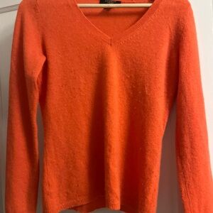 Ann Taylor cashmere coral color sweater